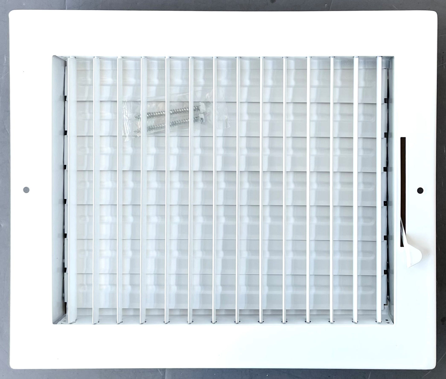 10" x 8" Adjustable Blade Sidewall Ceiling Register Vent Cover Diffuser Heavy Duty Stamped Steel (Listed Size is for Duct Opening or Inside Measurement)