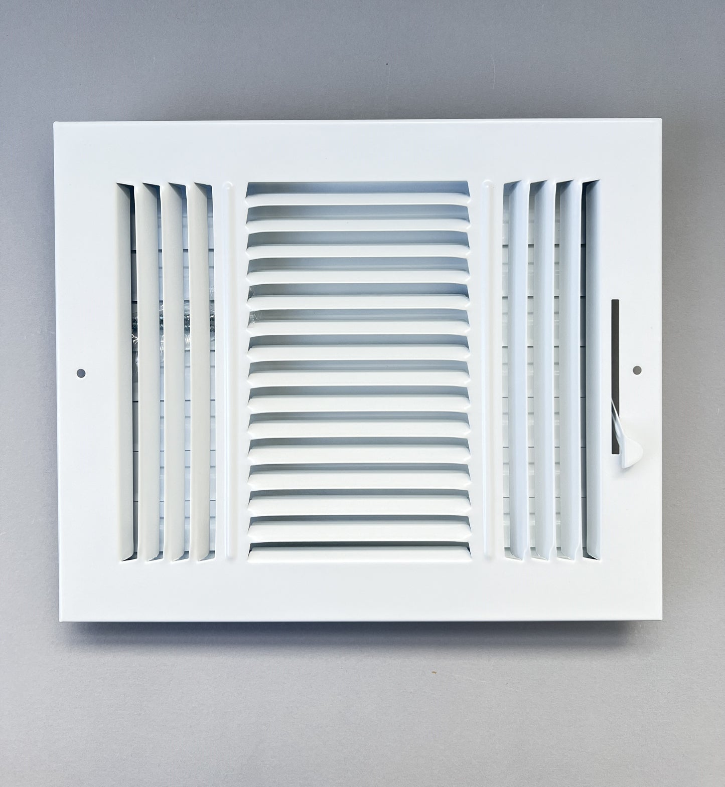 10"x 8" (Duct Opening Size) 3-Way Stamped Face Steel Ceiling/sidewall Air Supply Register - Vent Cover - Actual Outside Dimension 11.75" X 9.75"