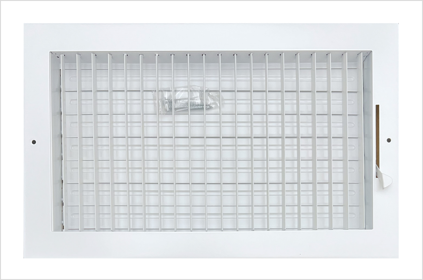 14" x 8" Adjustable Blade Sidewall Ceiling Register Vent Cover Diffuser Heavy Duty Stamped Steel (Listed Size is for Duct Opening or Inside Measurement)