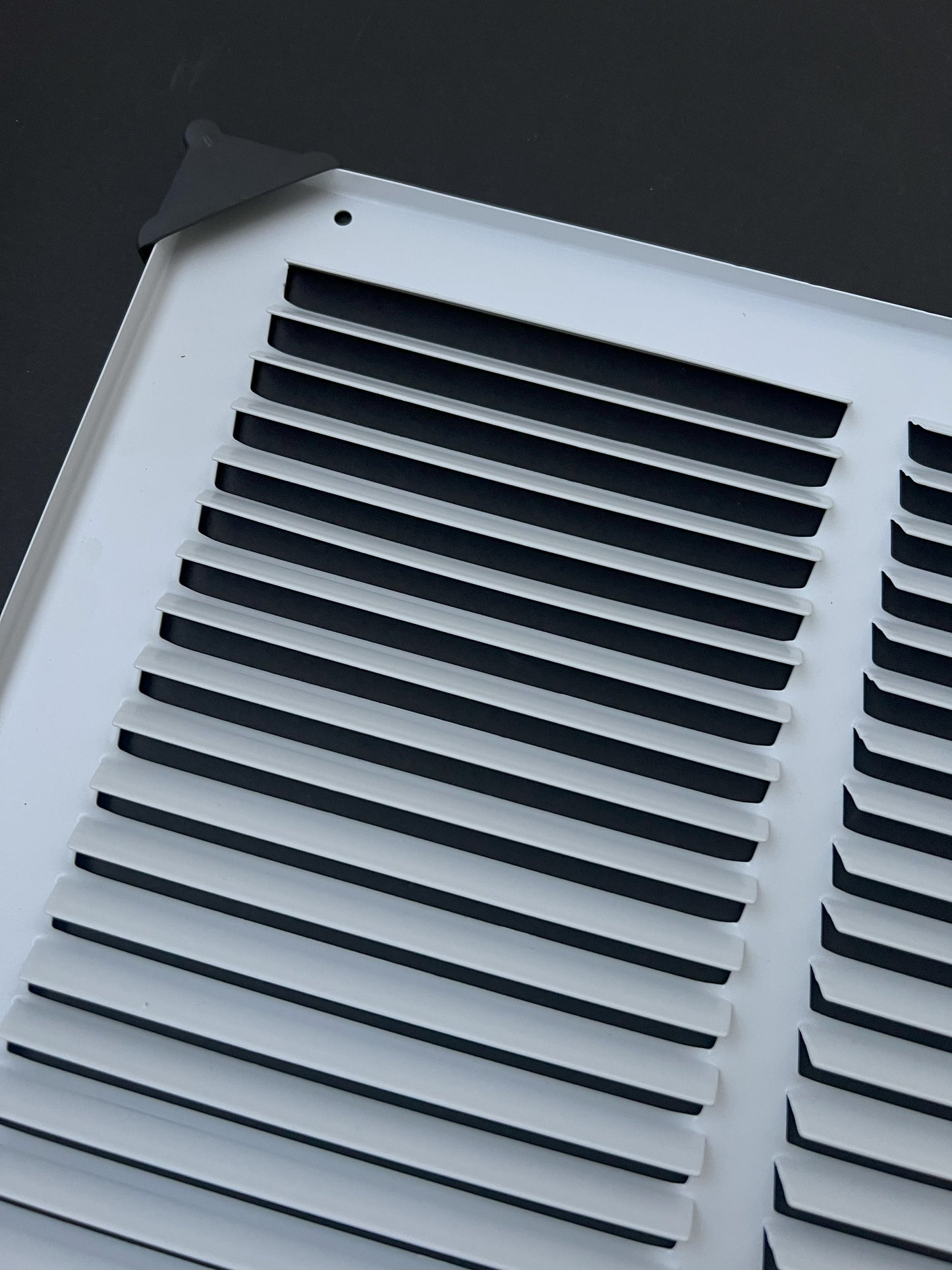 12"x6" Stamped Face Steel Return Grille Vent Cover White Powder Coating Without Frame Outside Dimension 13.75"x7.75"