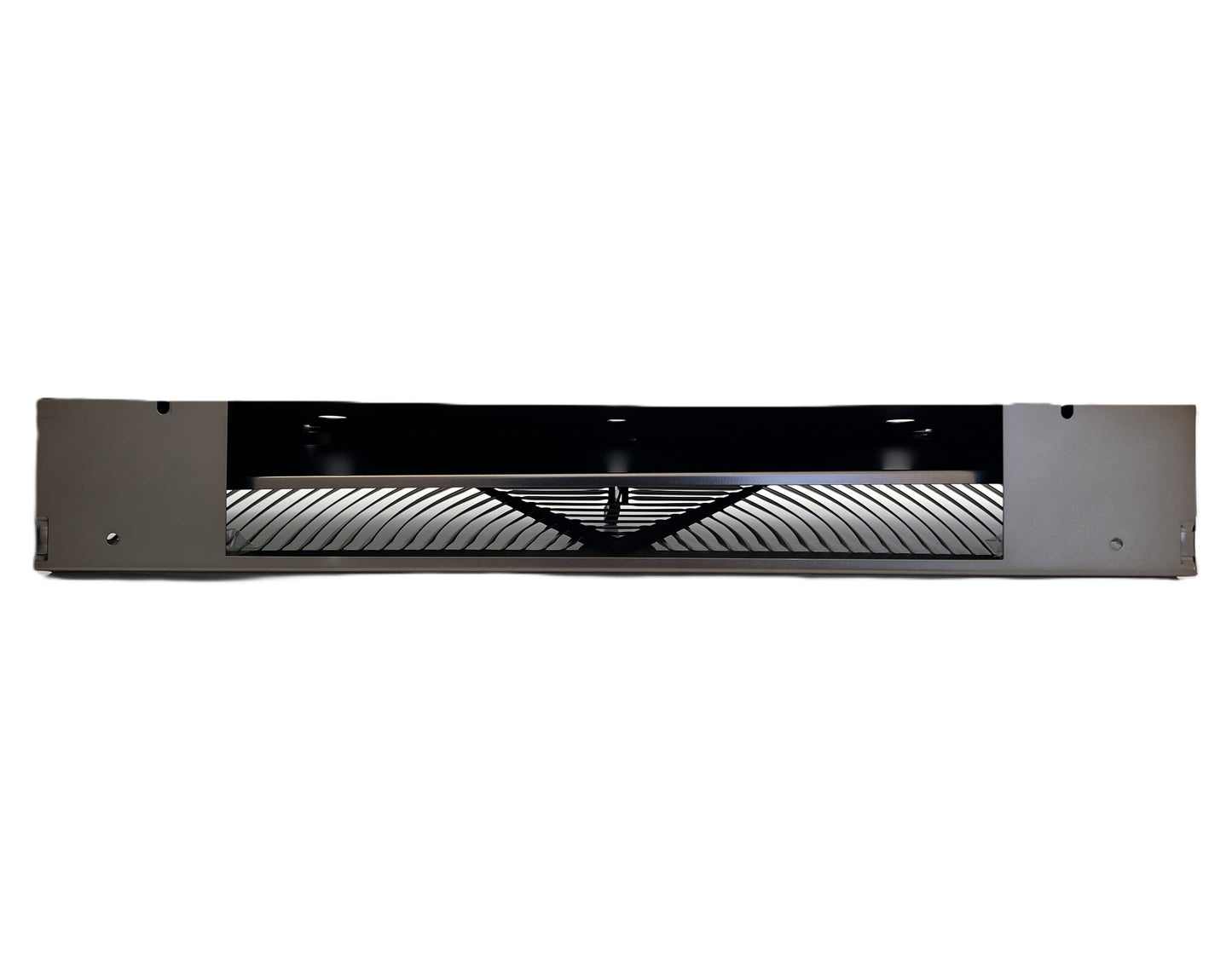 Floor Corner Base Board Register with Adjustable Air Flow Control Lever Come with Selected Color and Finish (Oil Brushed - 18inch)