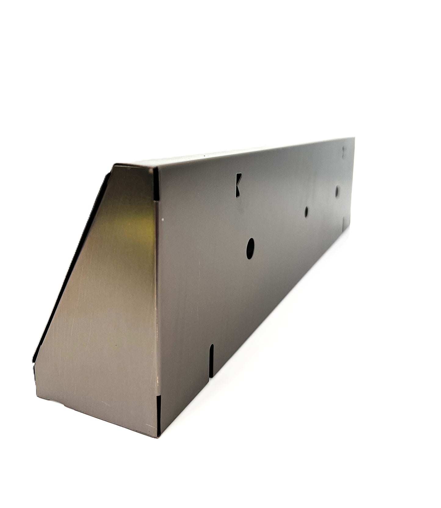 Floor Corner Base Board Register with Adjustable Air Flow Control Lever Come with Selected Color and Finish (Decor Oil Brushed - 18inch)