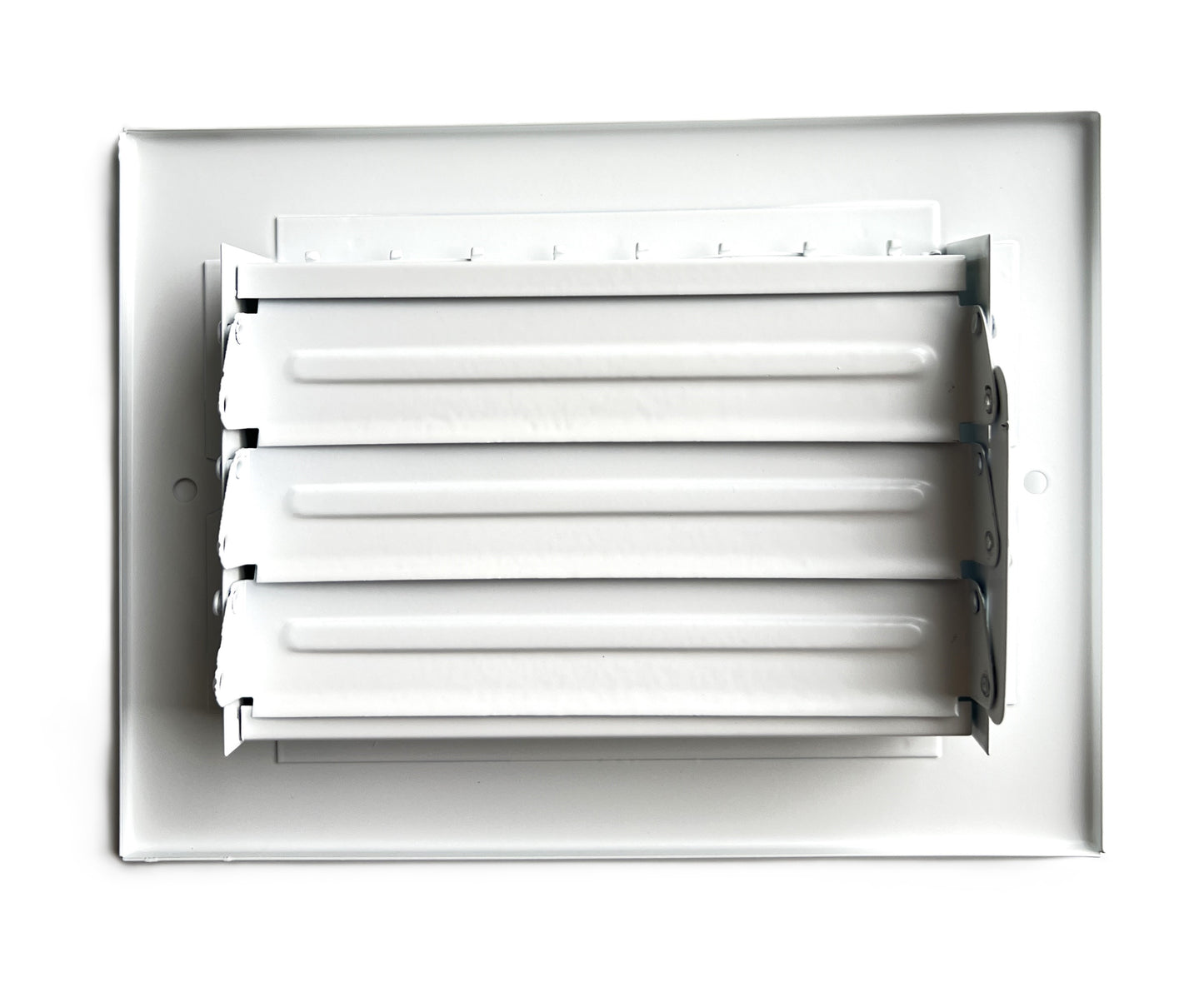 6" x 4" Adjustable Blade Sidewall Ceiling Register Vent Cover Diffuser Heavy Duty Stamped Steel (Listed Size is Duct Opening Inside Measurement)