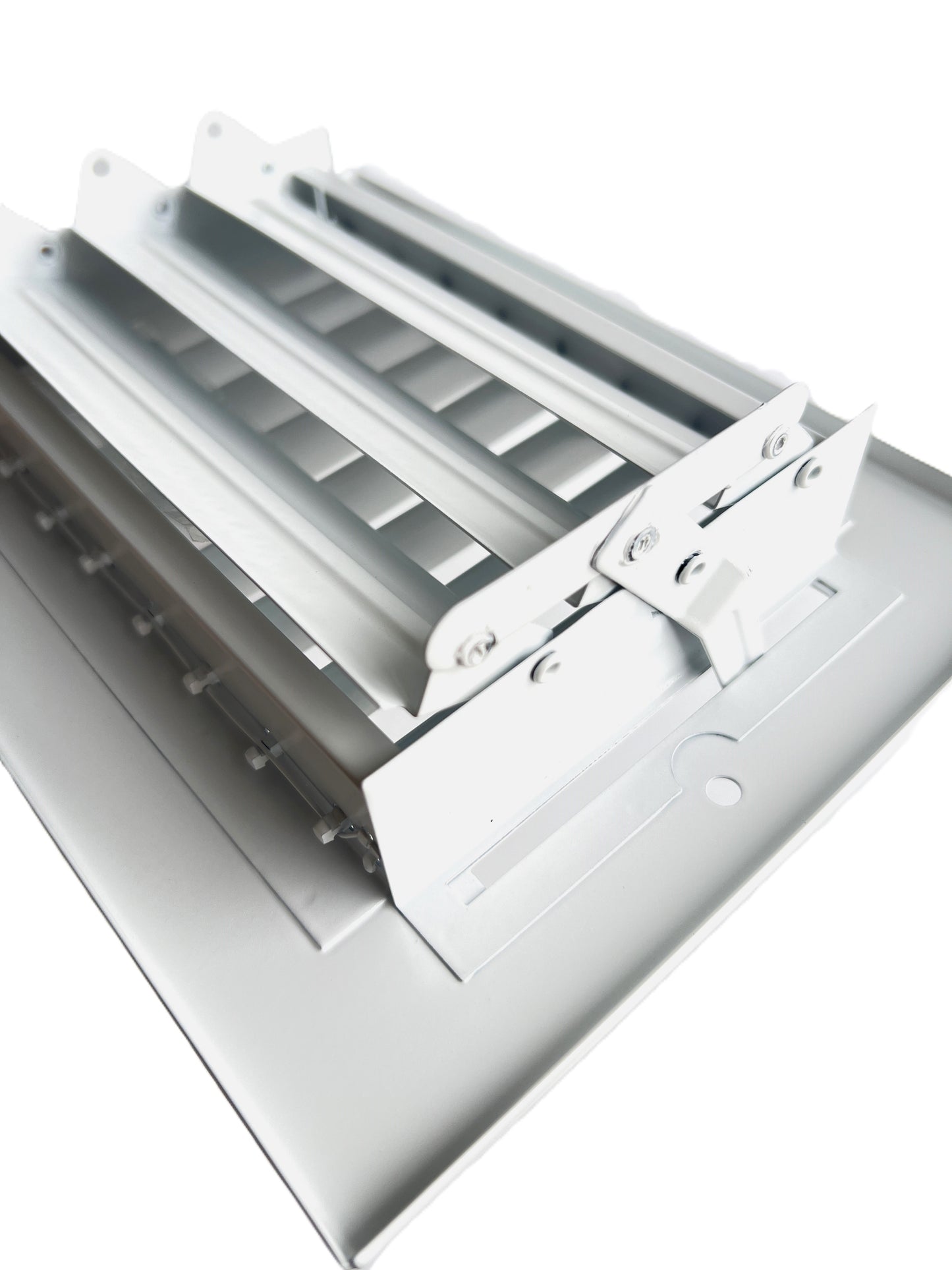 6" x 4" Adjustable Blade Sidewall Ceiling Register Vent Cover Diffuser Heavy Duty Stamped Steel (Listed Size is Duct Opening Inside Measurement)
