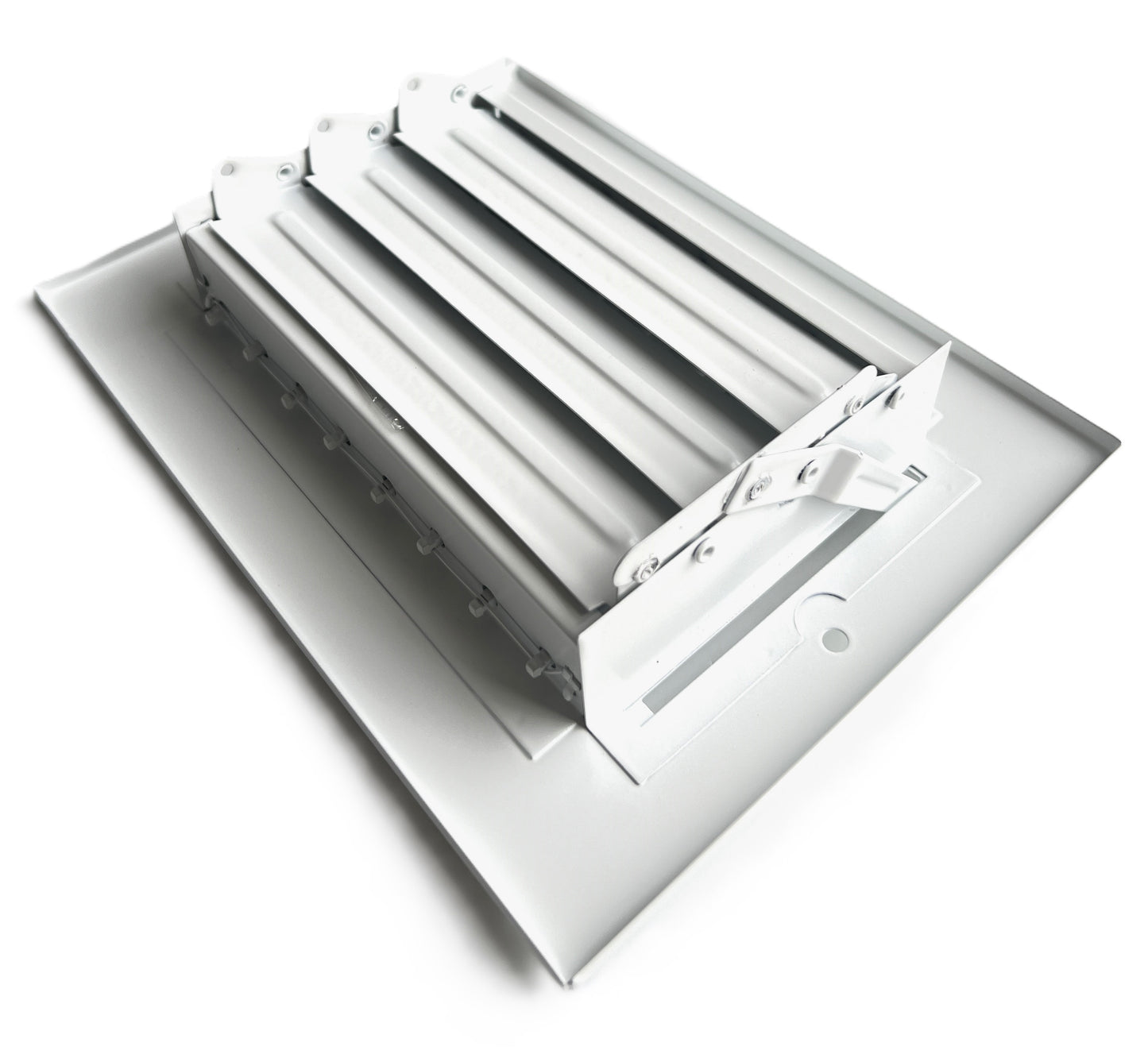 6" x 4" Adjustable Blade Sidewall Ceiling Register Vent Cover Diffuser Heavy Duty Stamped Steel (Listed Size is Duct Opening Inside Measurement)