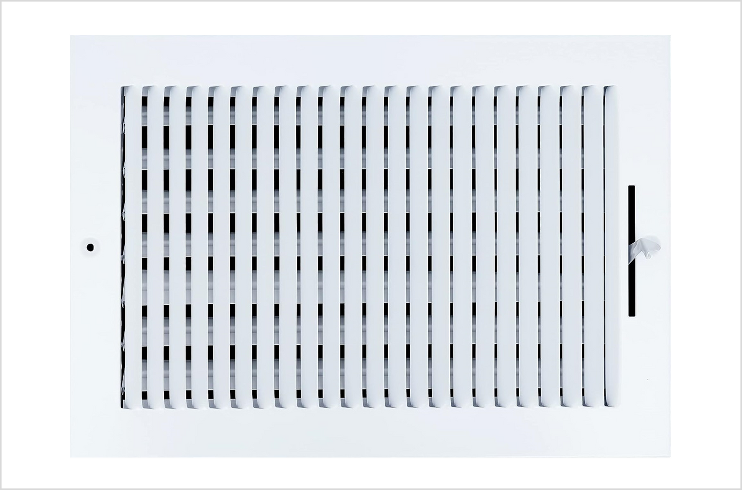 12"x 6" (Duct Opening Size) 1-Way Stamped Face Steel Ceiling/sidewall Air Supply Register - Vent Cover - Actual Outside Dimension 13.75" X 7.75"