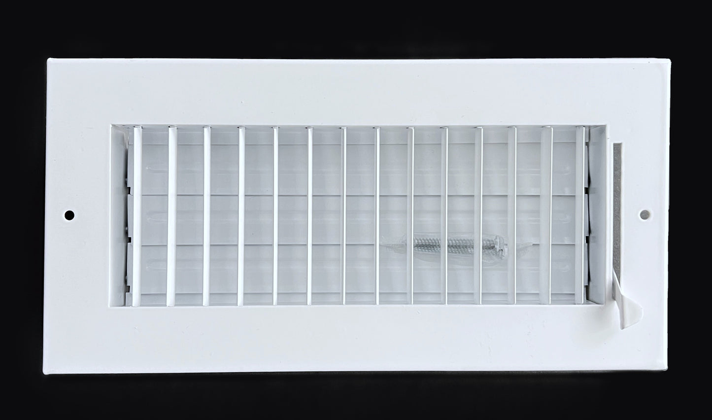 10" x 4" Adjustable Blade Sidewall Ceiling Register Vent Cover Diffuser Heavy Duty Stamped Steel (Listed Size is for Duct Opening or Inside Measurement)