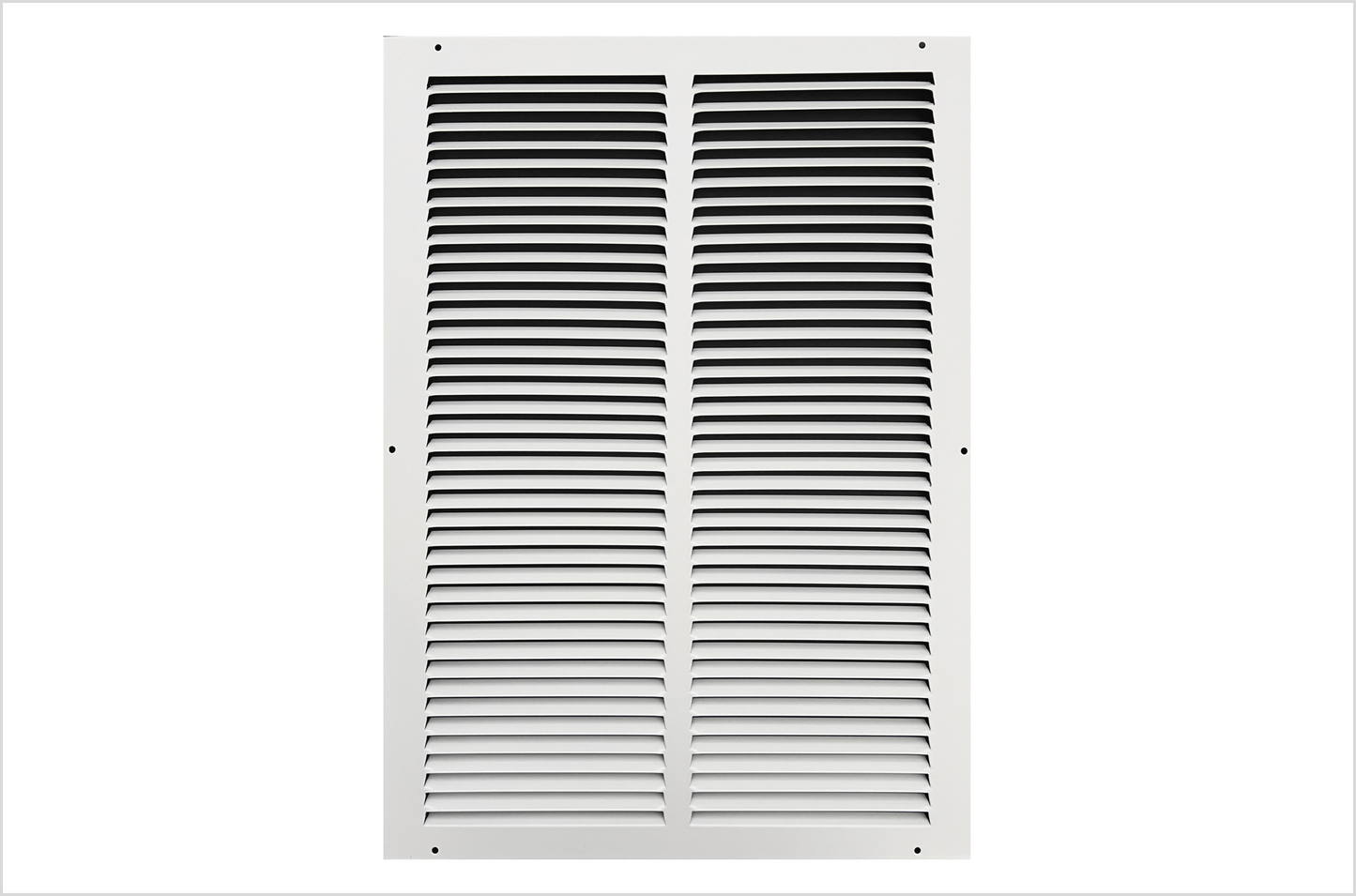 14"x20" Stamped Face Steel Return Grille Vent Cover White Poweder Coating Without Frame Outside Dimension 15.75"x21.75"