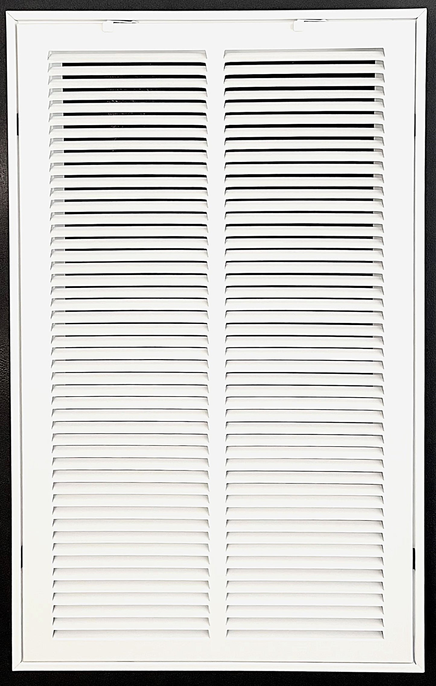 14"x24" Stamped Face Steel Filter Return Grille Vent Cover White Poweder Coating with Frame Outside Dimension 16.6"x26.6"