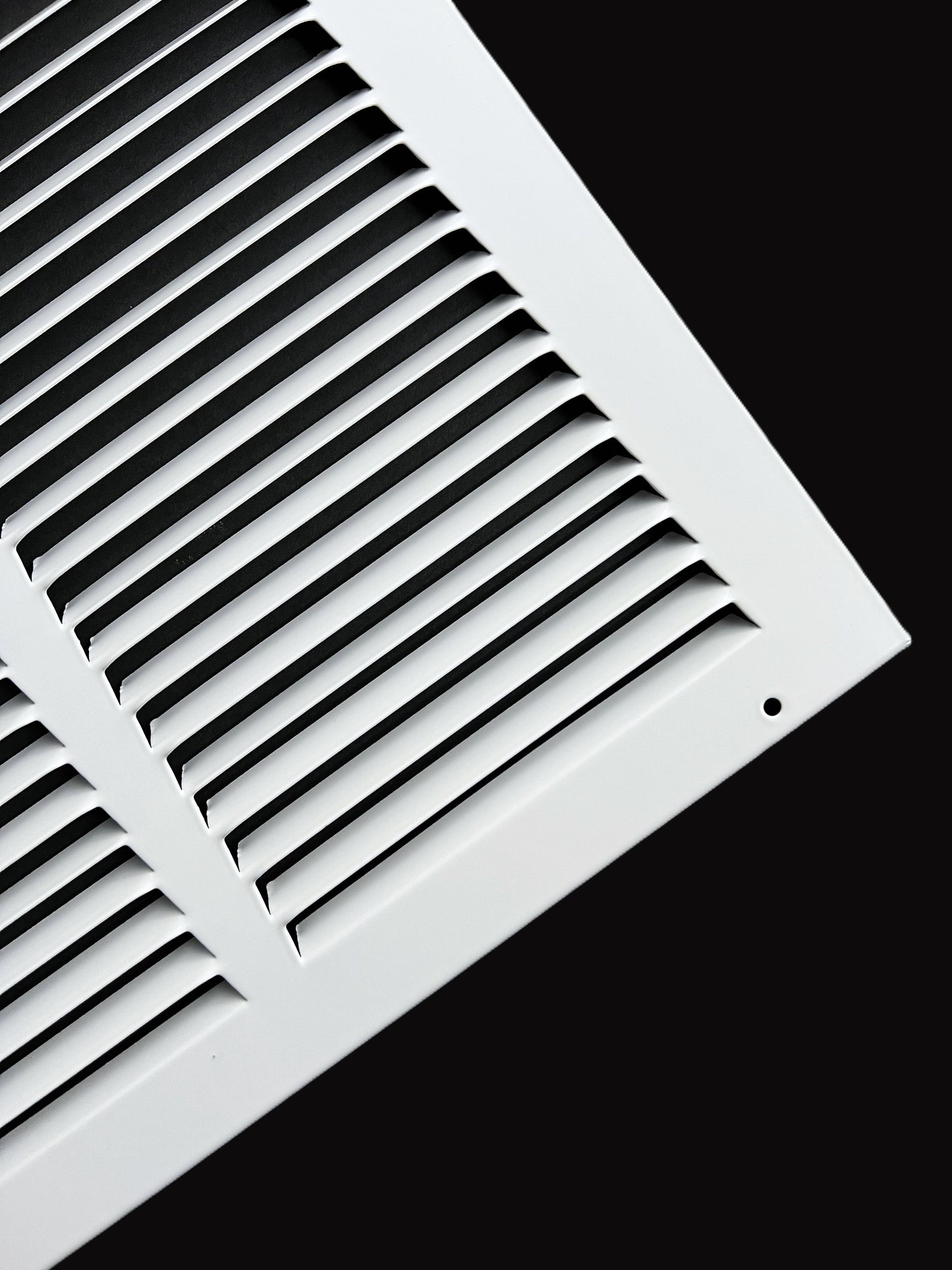 14"x20" Stamped Face Steel Return Grille Vent Cover White Poweder Coating Without Frame Outside Dimension 15.75"x21.75"