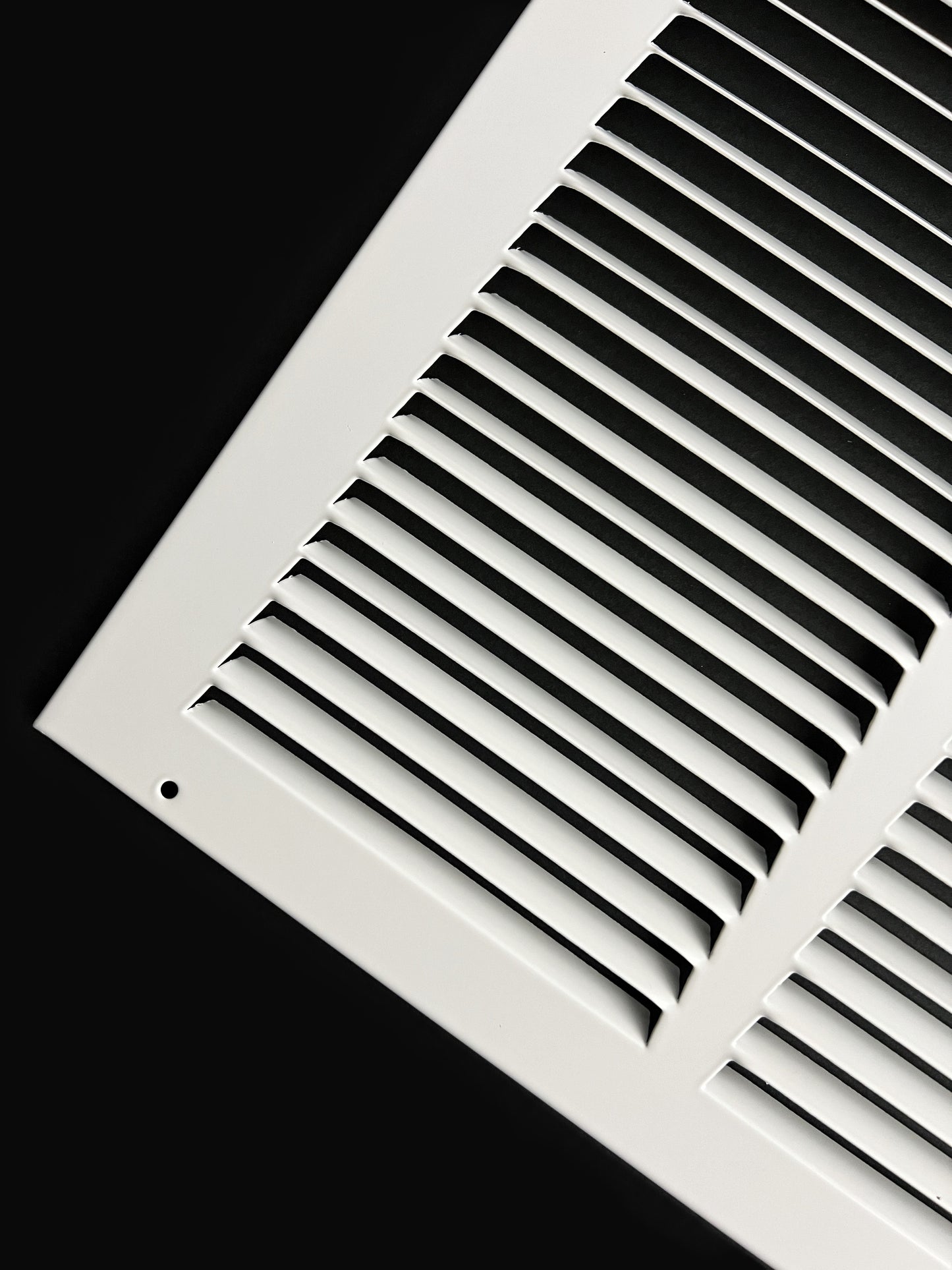 24"x20" Stamped Face Steel Return Grille Vent Cover White Poweder Coating Without Frame Outside Dimension 25.75"x21.75"